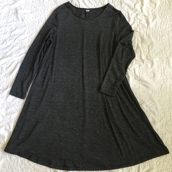 Old Navy Dresses & Skirts - Old Navy NWOT Heather Gray Swing Dress Size 1X